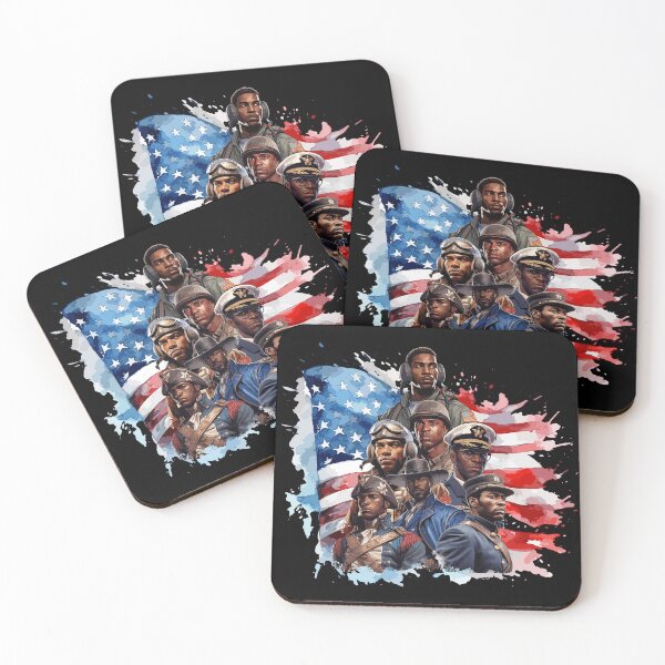 Item preview, American Black Soliders  designed and sold by UrbanChillz.