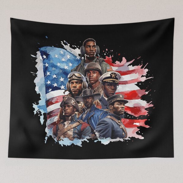 Item preview, American Black Soliders  designed and sold by UrbanChillz.