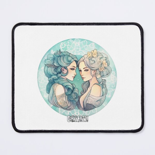 Item preview, White Zodiac - Gemini designed and sold by ChromiaTechArt.