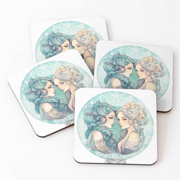 Item preview, White Zodiac - Gemini designed and sold by ChromiaTechArt.