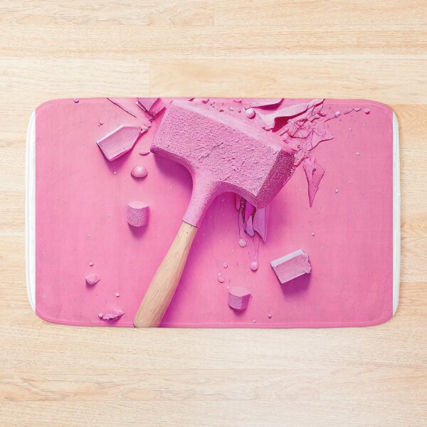 Artikelvorschau, pink hammer entworfen und verkauft von miraclemeows.