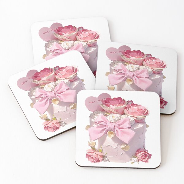 Item preview, Birthday cake, Pink Flower,Beautiful Flowers designed and sold by Lychee Design.