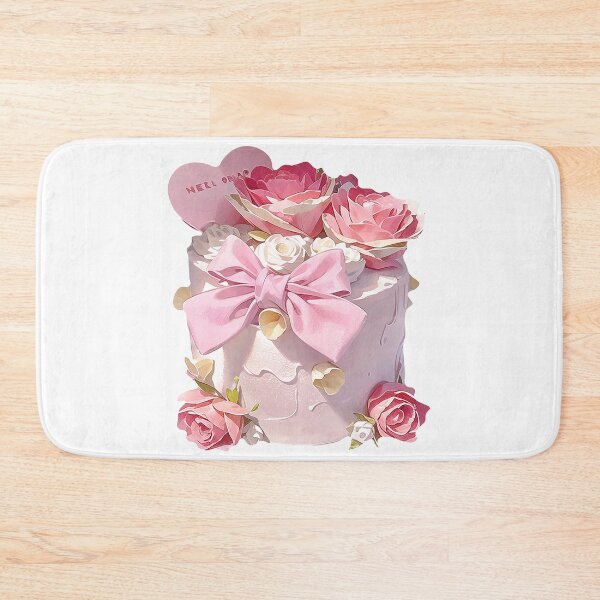 Item preview, Birthday cake, Pink Flower,Beautiful Flowers designed and sold by Lychee Design.