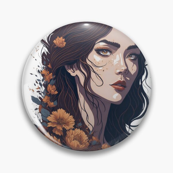 Item preview, Beautiful woman flower splash. designed and sold by Amorndetch.
