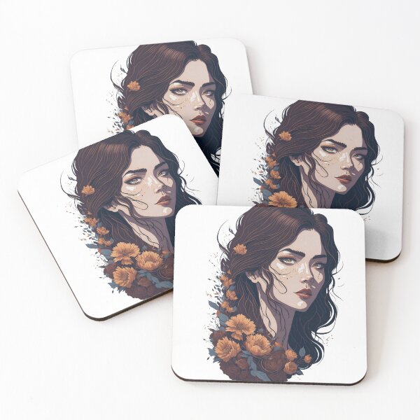 Item preview, Beautiful woman flower splash. designed and sold by Amorndetch.
