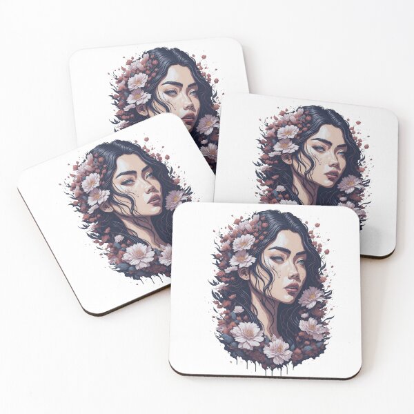 Item preview, Beautiful woman flower splash. designed and sold by Amorndetch.