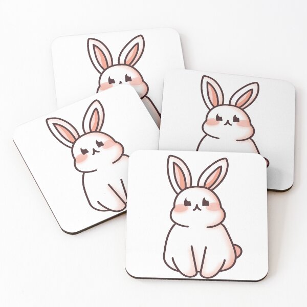 Item preview, Adorable White Rabbit designed and sold by NumbleRay.