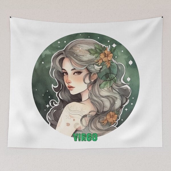 Item preview, White Zodiac - Virgo designed and sold by ChromiaTechArt.