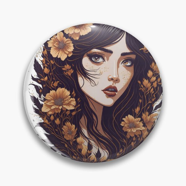 Item preview, Beautiful woman flower splash. designed and sold by Amorndetch.