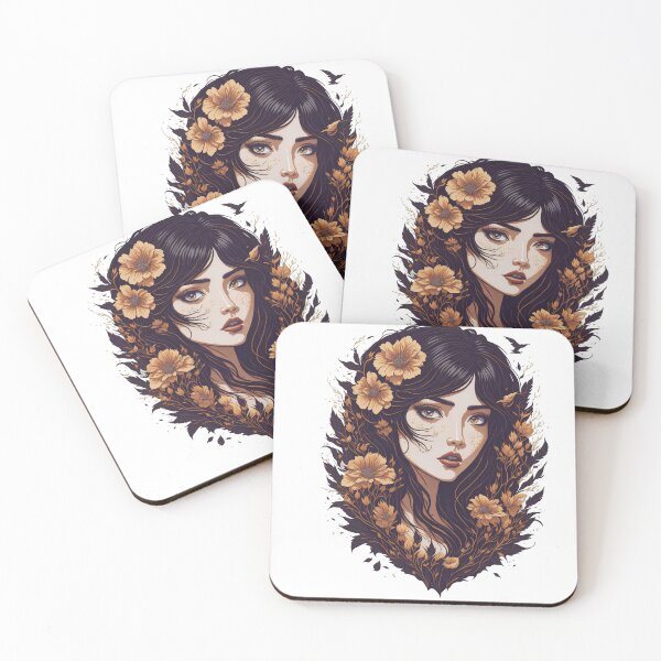 Item preview, Beautiful woman flower splash. designed and sold by Amorndetch.