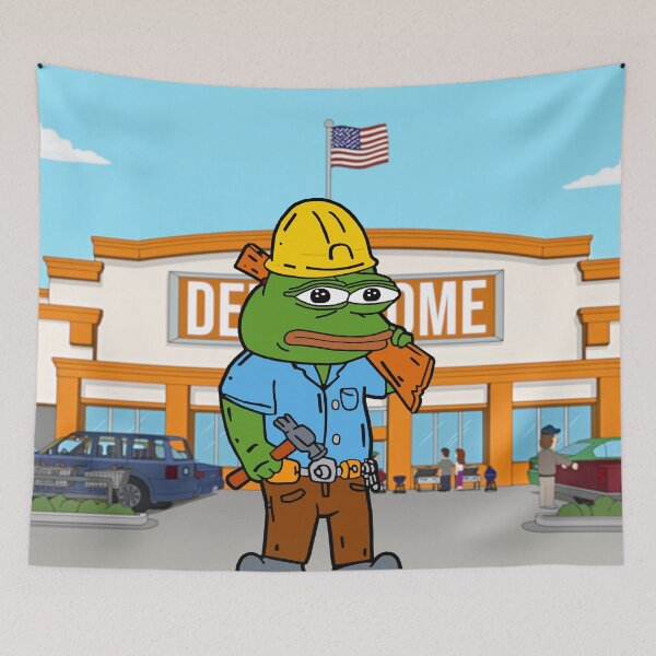Item preview, Construction Worker Pepe Handyman designed and sold by Slav-Art.