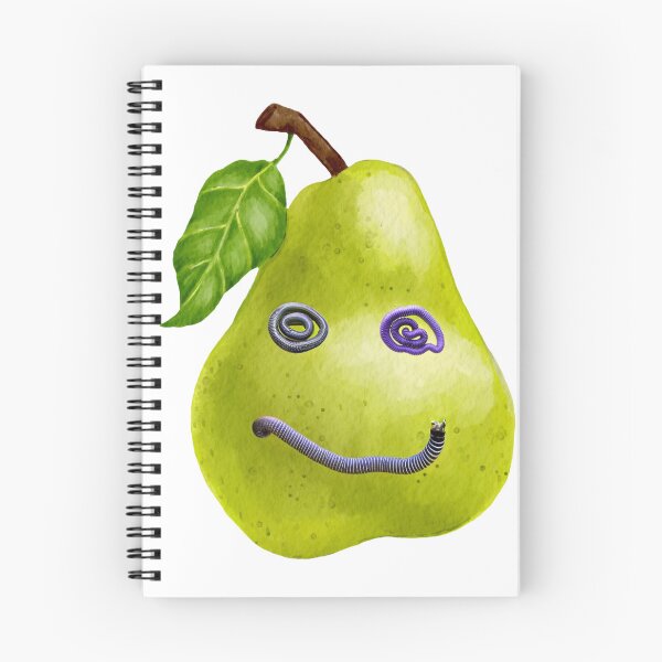 Item preview,  worm and pear designed and sold by maggNf.