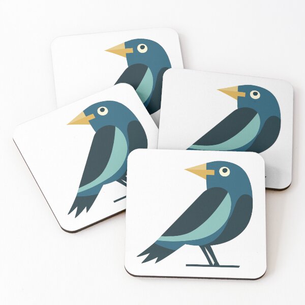 Item preview, Mid Century Modern Jackdaw designed and sold by SorryFrog.
