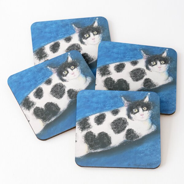 Item preview, Black And White Cat designed and sold by Thepsonthi.
