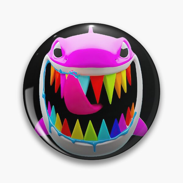 Item preview, Pink Shark drawing prints - no background designed and sold by Gothicpower.