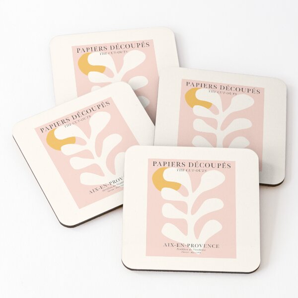 Item preview, After Matisse Papiers Découpés Blush Beige Yellow designed and sold by ahumbleconcept.