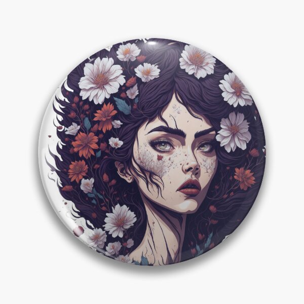 Item preview, Beautiful woman flower splash. designed and sold by Amorndetch.