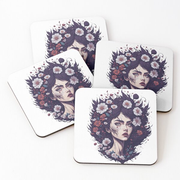 Item preview, Beautiful woman flower splash. designed and sold by Amorndetch.