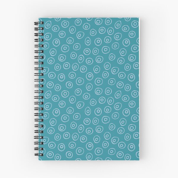 Item preview, hand drawn organic circles in vibrant turquoise ocean blue designed and sold by FrancesPoff.