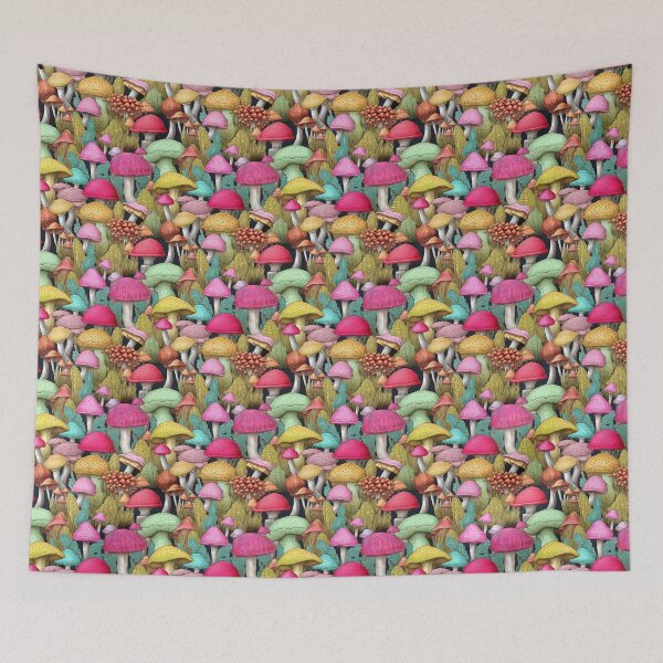 Aperçu de l'œuvre Mushroom Pattern 04 créée et vendue par Shroomworlds.