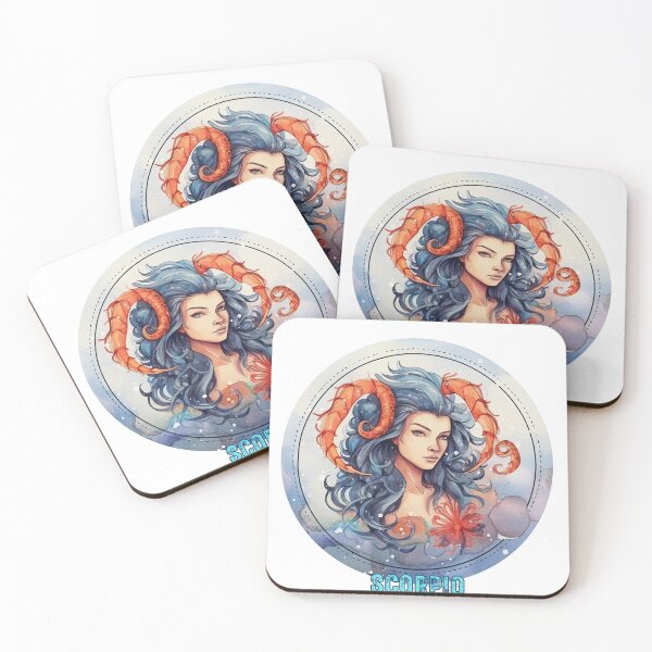 Item preview, White Zodiac - Scorpio designed and sold by ChromiaTechArt.