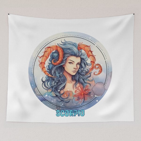 Item preview, White Zodiac - Scorpio designed and sold by ChromiaTechArt.