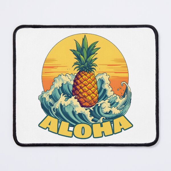 Item preview, Aloha Pineapple Splash: Tropical Vibes Design designed and sold by Nange and Gabe.