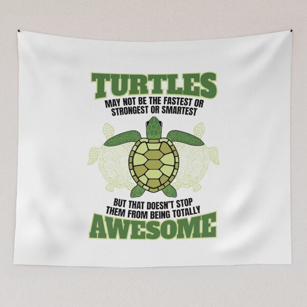 Item preview, Totally Awesome Turtle T-Shirt designed and sold by themelonink.