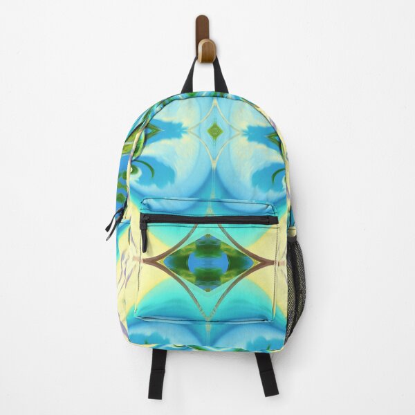 Item preview, Stunning relaxing geometric painting featuring an exotic summer vacation: Blue sky Beach Sun Coconut Sand - Inspiring gift idea to escape to paradise! designed and sold by Ralek.