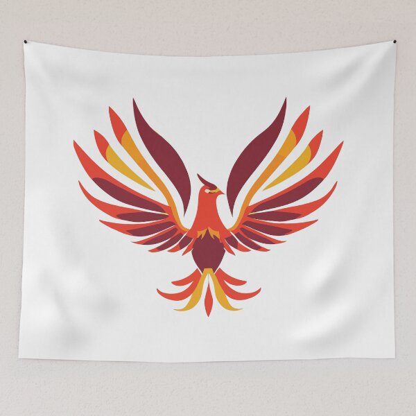 Item preview, Mid Century Modern Phoenix - Legendary Animals - BOHO designed and sold by SorryFrog.