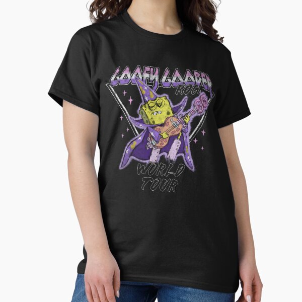 Vista previa del artículo con la obra «Bob Esponja Pantalones Cuadrados Goofy Goober Rock World Tour», diseñado y vendido por nikolasdye.