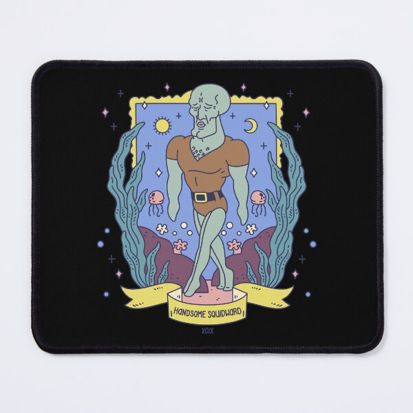 Item preview, SpongeBob SquarePants Handsome Squidward Tarot Card designed and sold by nikolasdye.