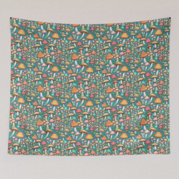 Aperçu de l'œuvre Mushroom Pattern 08 créée et vendue par Shroomworlds.