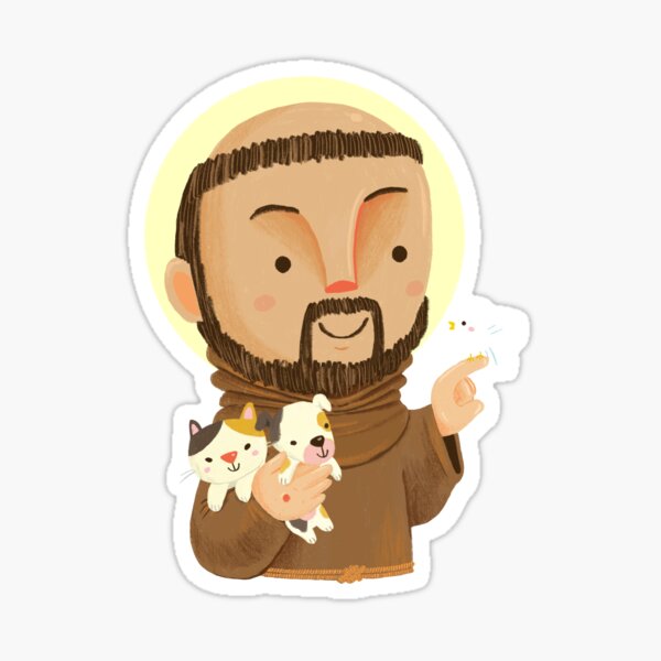 St. Francis of Assisi Sticker