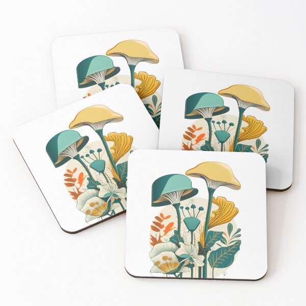 Item preview, Magic Mushroom Floral designed and sold by PODUNUSUAL.