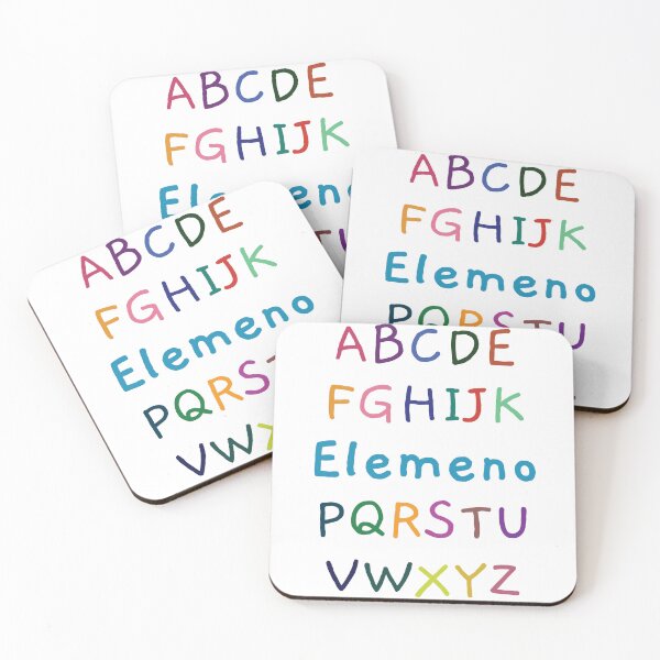 Item preview, ABC elemeno alphabet designed and sold by Nelli Designz.