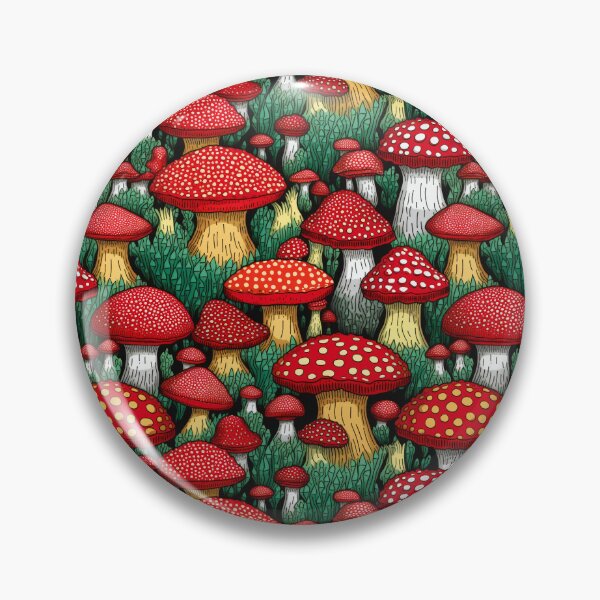 Item preview, Mushroom Pattern 09 designed and sold by Shroomworlds.
