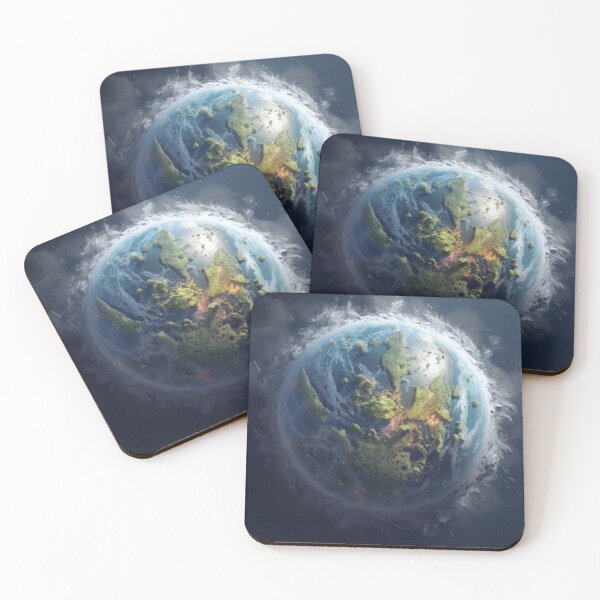 Item preview, planet earth fractal design designed and sold by jerbiz.
