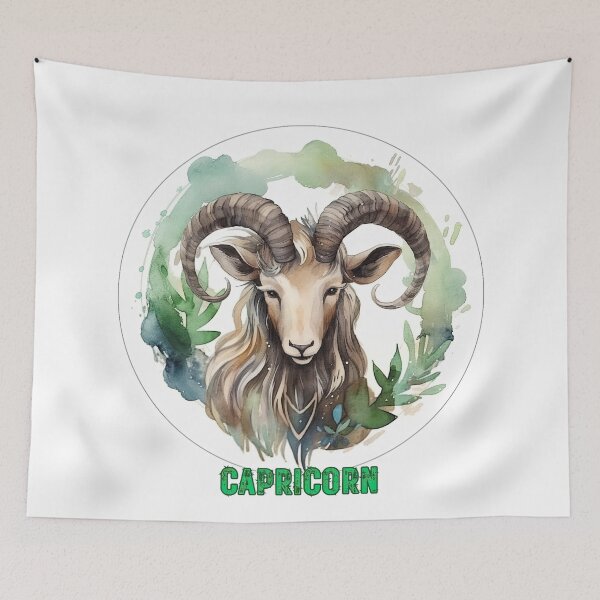 Item preview, White Zodiac - Capricorn designed and sold by ChromiaTechArt.