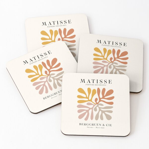 Item preview, Matisse Papiers Découpés Blush Yellow Brown Beige designed and sold by ahumbleconcept.
