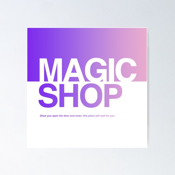 Bts Magic Shop Posters for Sale | Redbubble