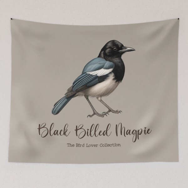 Item preview, Black-Billed Magpie - The Bird Lover Collection designed and sold by GoodOldVintage.