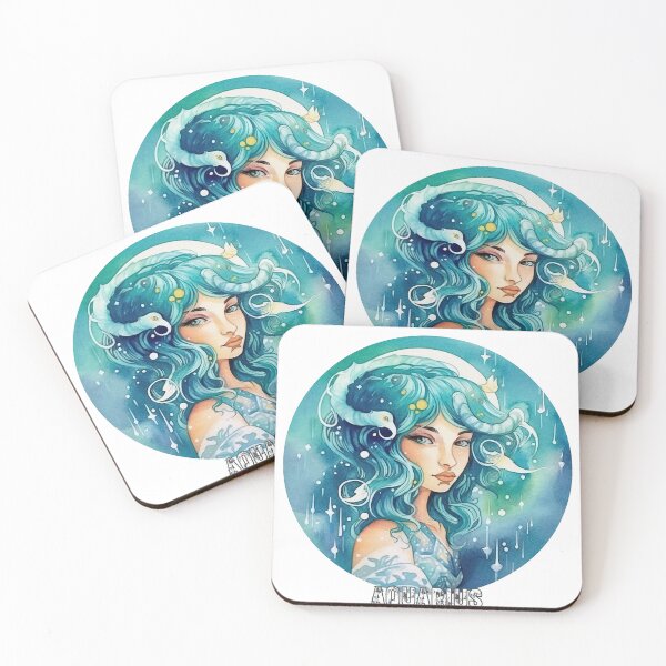 Item preview, White Zodiac - Aquarius designed and sold by ChromiaTechArt.