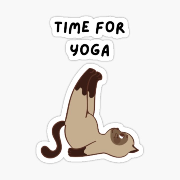 Funny Cute Meditation Stickers for Sale