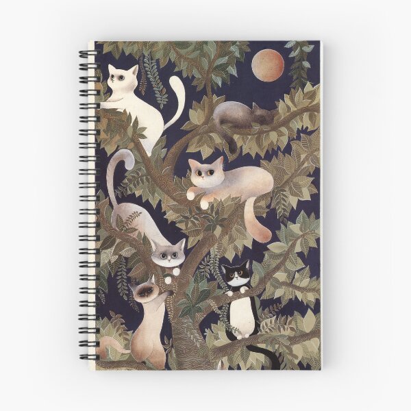 Item preview, Whiskered Symphony: A Tree of Feline Harmony. For cat lovers designed and sold by gatteria.