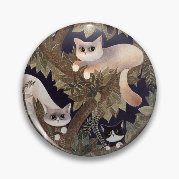 Item preview, Whiskered Symphony: A Tree of Feline Harmony. For cat lovers designed and sold by gatteria.