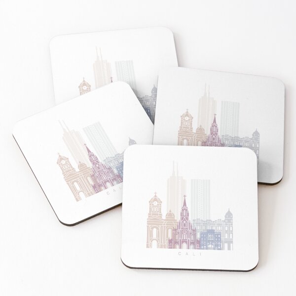 Item preview, CALI SKYLINE POSTER PASTEL designed and sold by paulrommer.