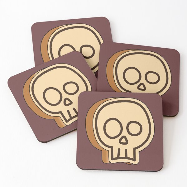 Item preview, Skull toast slice  designed and sold by Donutlovers.
