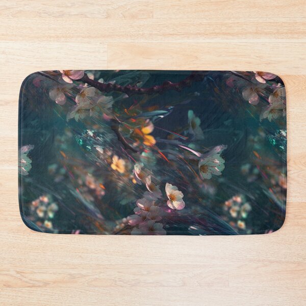 Item preview, Ethereal Blossoms - Dreamlike Cherry Blossom Digital Art Tile by State of Huma designed and sold by stateofhuman.