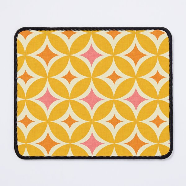 Item preview, 70s groovy Dots Tiles yellow and orange  designed and sold by susycosta.